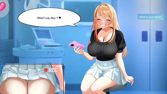 与金发大学辣妹的心跳体检！ 预览图 1