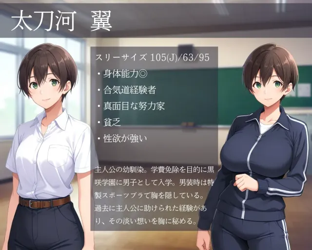 メスバレNTR男子寮 ~男子校に入学した男装女子 预览图 1
