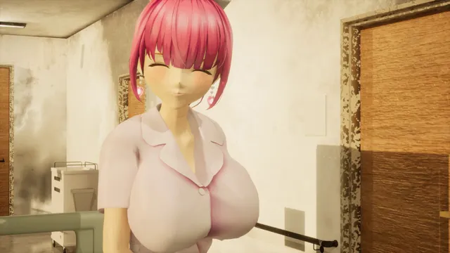性欲处理专门病房的爆乳护士露娜酱的射精治疗!～3D游戏动画～ 预览图 4