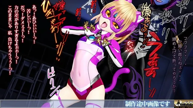 淫魔ハンターC-Cat レズ恥辱責め 淫魔王オナホ陵○・完全破壊 预览图 2