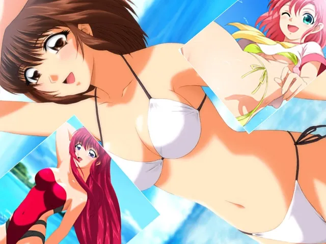 ハーレム!? 女子高生水着CG集総集編 サマーパラダイス 预览图 8