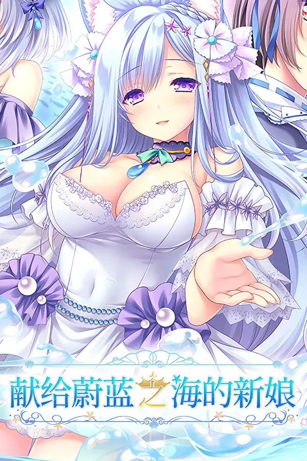 献给蔚蓝之海的新娘 封面