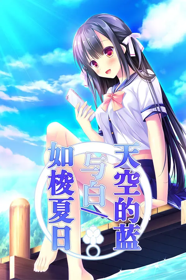 天空的蓝与白  如梭夏日 封面
