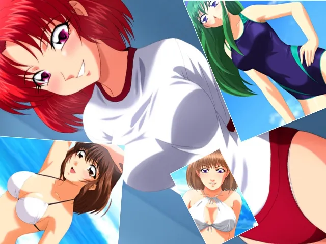 ハーレム!? 女子高生水着CG集総集編 サマーパラダイス 预览图 9