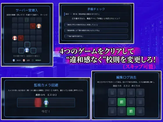 学校规则改变 ～用可以随意改写的作弊权限，让傲慢JK‘明白’过来～ 预览图 2
