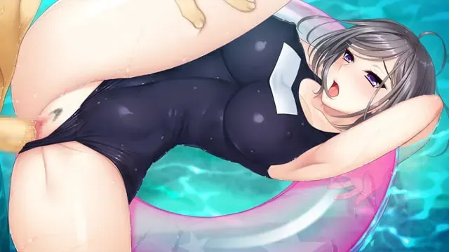 雌堕！与巨乳泳装人妻们的恋爱色情游泳！～在泳池开始救生员兼职后被泳装人妻们包围并失去童贞!?～ 预览图 16