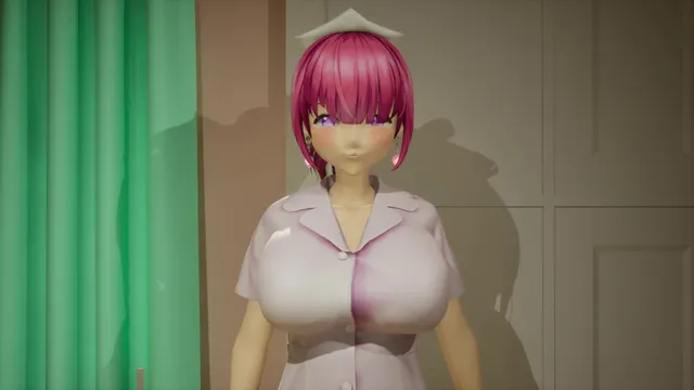 性欲处理专门病房的爆乳护士露娜酱的射精治疗!～3D游戏动画～ 预览图 2