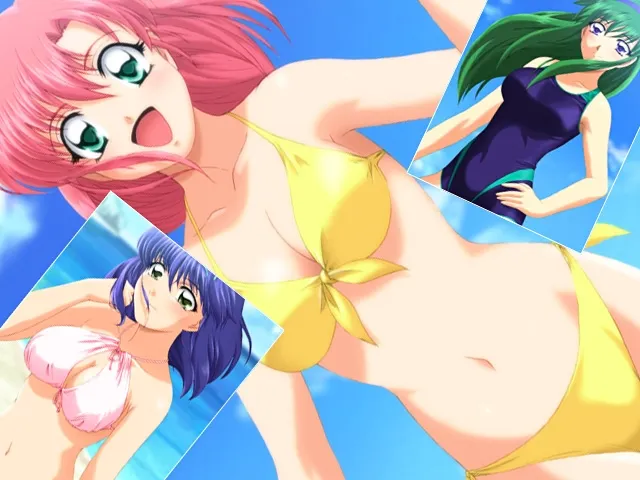 ハーレム!? 女子高生水着CG集総集編 サマーパラダイス 预览图 5